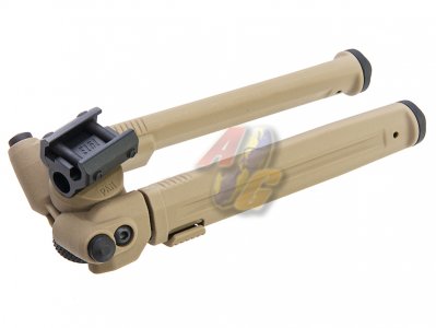 GK Tactical MG Style Adjustable Polymer Bipod For 20mm Rail ( DE )
