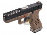 Armorer Works Hex Cut Signature H18C GBB Pistol ( BK/ TAN )