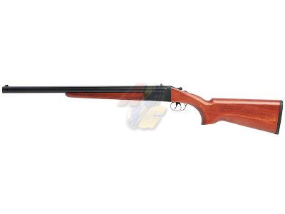 --Out of Stock--Farsan 0521 Real Wood 1000mm Double Barrel Gas Shotgun