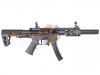 --Out of Stock--King Arms PDW 9mm AEG SBR SD ( Red Black )
