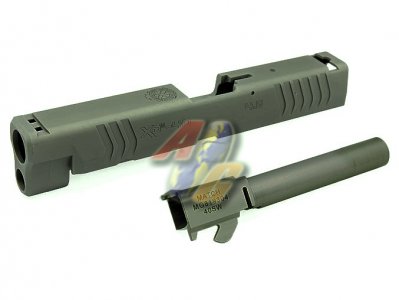 --Out of Stock--Shooters Design CNC Aluminum Slide & Barrel Set For Marui XDM 40 (Titanium Color)