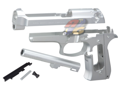 --Out of Stock--NOVA M92FS INOX Aluminum Conversion Kit For Tokyo Marui M9/ M9A1 Series GBB ( New Frame, Silver )