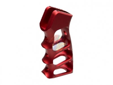 --Out of Stock--5KU CNC Skeletonized Grip For M4 Series GBB ( Red )