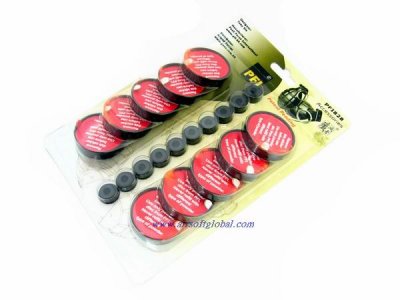 PFI Powder Disc & Rubber Seal For Toy Grenade ( Red )