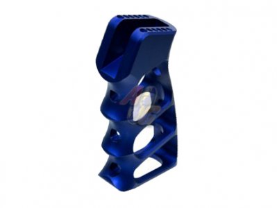--Out of Stock--5KU CNC Skeletonized Grip For M4 Series GBB ( Blue )
