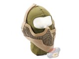 AG-K Strike Steel Half Face Mask (Sand, Gen 2)