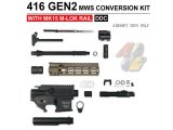 Angry Gun 416 Gen.2 MWS Conversion Kit For Tokyo Marui M4 Series GBB ( MWS/ MTR ) ( MK15-DDC )