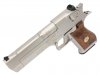 --Out of Stock--AG/ ALC Custom Full Steel Desert Eagle .50AE Pistol with Wood Grip ( Matt Silver )