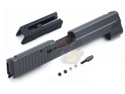 --Out of Stock--Guarder CNC Aluminum Slide Set For Tokyo Marui P226/ E2 GBB ( Black/ Late Ver. Marking )