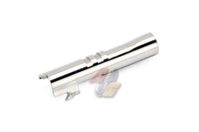 --Out of Stock--Shooters Design Steel Outer Barrel For Marui Detonics.45 (Modern/Silver)