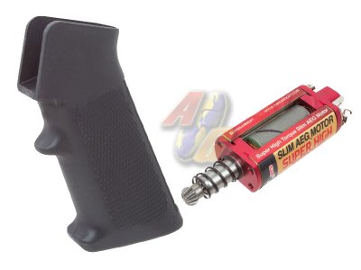 --Out of Stock--ARES M4 Slim Pistol Grip with Super High Torque Slim AEG Motor ( Black )