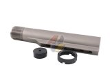 BJ Tac CNC 6 Postion Mil-Spec Buffer Tube For M4 Series GBB ( Gray )