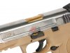 HK M&P9C Compact GBB Pistol (With Marking, SV Slide w/ Tan Flame, Metal Slide)