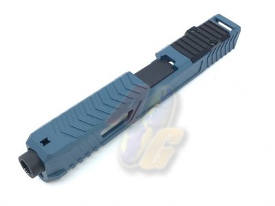 Airsoft Artisan Dynamic Weapon Solution RMR Cut Slide Kit For Tokyo Marui H17 Series GBB ( H-185 BLUE TITANIUM )