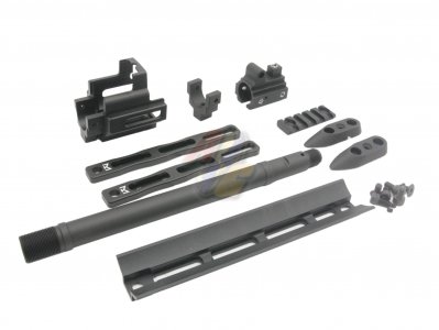 RGW M-Lok Rail Kit For Cybergun/ WE SCAR Series GBB ( BK )