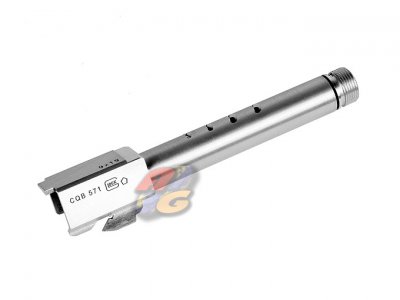 --Out of Stock--Shooters Design CNC Aluminum Outer Barrel w/ 14mm+ Adaptor For Marui G18C (SV)