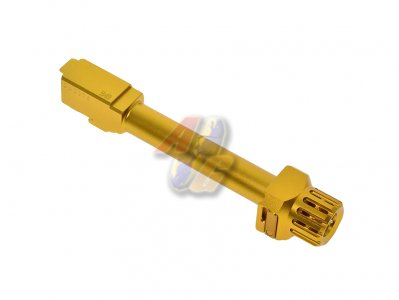 --Out of Stock--COWCOW Technology Fast Lock Compensator Barrel Set For Tokyo Marui G17/ G18C Series GBB ( Gold )