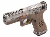 Armorer Works Hex Cut Signature H18C GBB Pistol ( SV/ TAN )