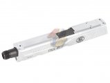 --Out of Stock--Cybergun FNX Steel Slide Set For Cybergun FNX-45 Tactical Gas Pistol ( Tactical Version/ Silver )