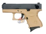 WE G26 GBB Pistol (BK, Metal Slide, Sand Frame)