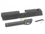 Shooters Design CNC Aluminum Slide & Outer Barrel For Tokyo Marui HK.45 GBB ( BK )