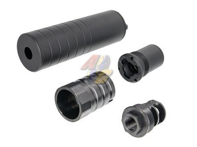 --Out of Stock--RGW Omega 9K Dummy Silencer with X12 Style Muzzle Brake ( MP5 Style )