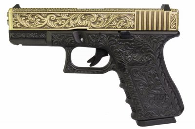 --Out of Stock--WE H19 GBB Pistol ( Golden Slide/ Bronze Frame )