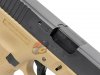 WE G19 Gen4 GBB Pistol (BK Metal Slide, Sand Frame)