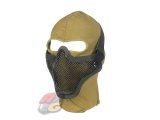 V-Tech Strike Steel Half Face Mask(Black)