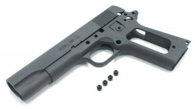 --Out of Stock--Guarder Aluminum Slide & Frame For Tokyo Marui M1911A GBB ( Springfield/ Dark Gray )