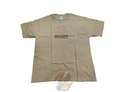 Gildan T-Shirt ( Tan, Fire Pig, XL )