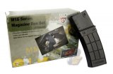 King Arms M16 130 Rounds Magazines With TD Marking Box Set (5pcs) - BK