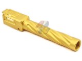 TTI Airsoft Fixed Outer Barrel For Tokyo Marui/ WE G17, G18 Series GBB ( Gen.3 ) ( Type B/ Gold )