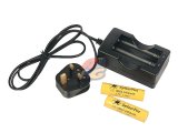 Spider-Fire 18650 Battery Charger with Battery