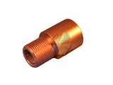 SLONG Silencer Adaptor For 14mm+ to 14mm- ( Orange Copper )