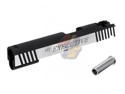 --Out of Stock--Shooters Design STI Executive LDC Silver Metal Slide ( 2 Tone )
