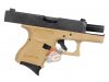 WE G27 GBB Pistol (BK, Metal Slide, Sand Frame)