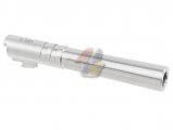 --Out of Stock--COWCOW Technology OB1 Stainless Steel Threaded 5.1 Outer Barrel ( .40 Marking/ Silver )